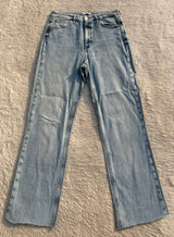 High waisted denim jeans by ZARA 36