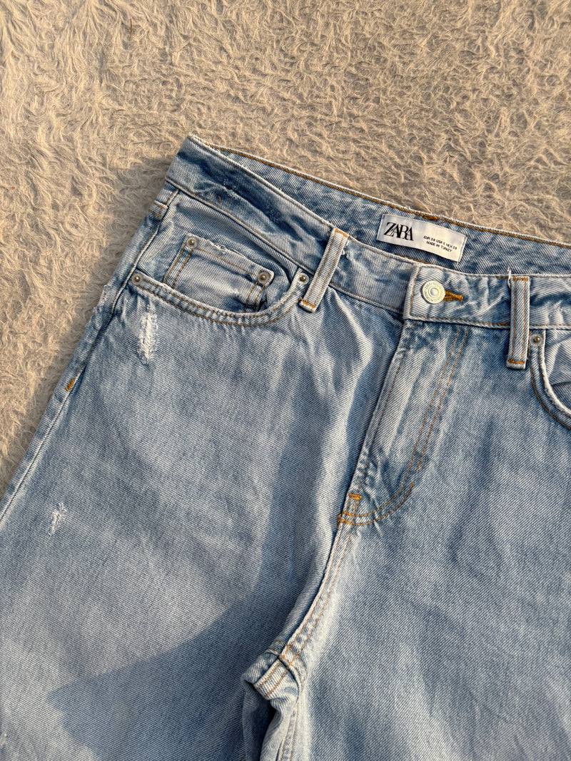 High waisted denim jeans by ZARA 20 W-30