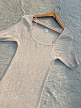 Beige dress S-XL