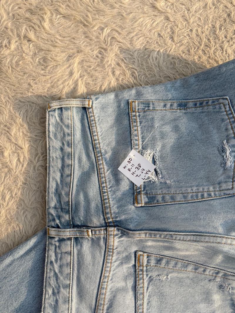 High waisted denim jeans by ZARA 20 W-30