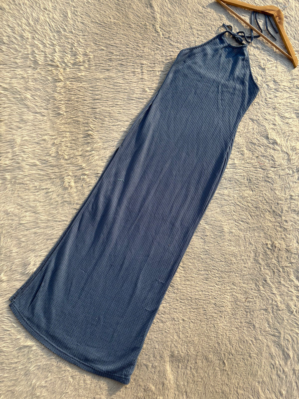 Blue Halterneck dress S