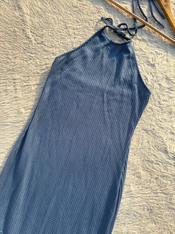 Blue Halterneck dress S
