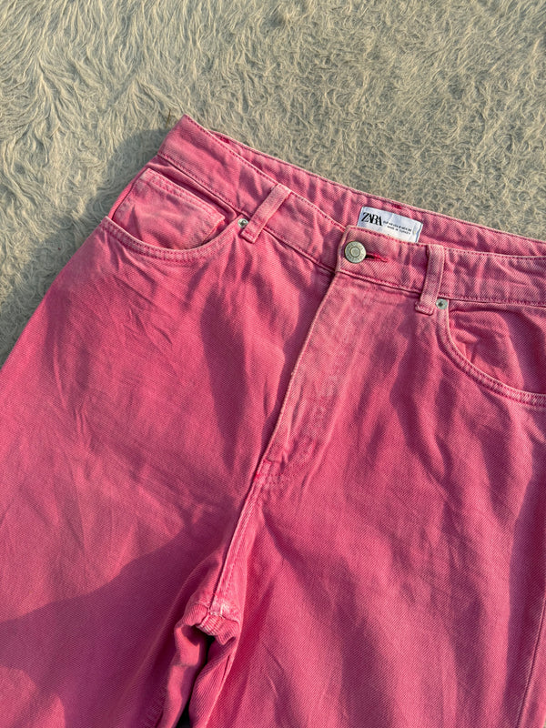 High waisted denim jeans by ZARA 11 W-30