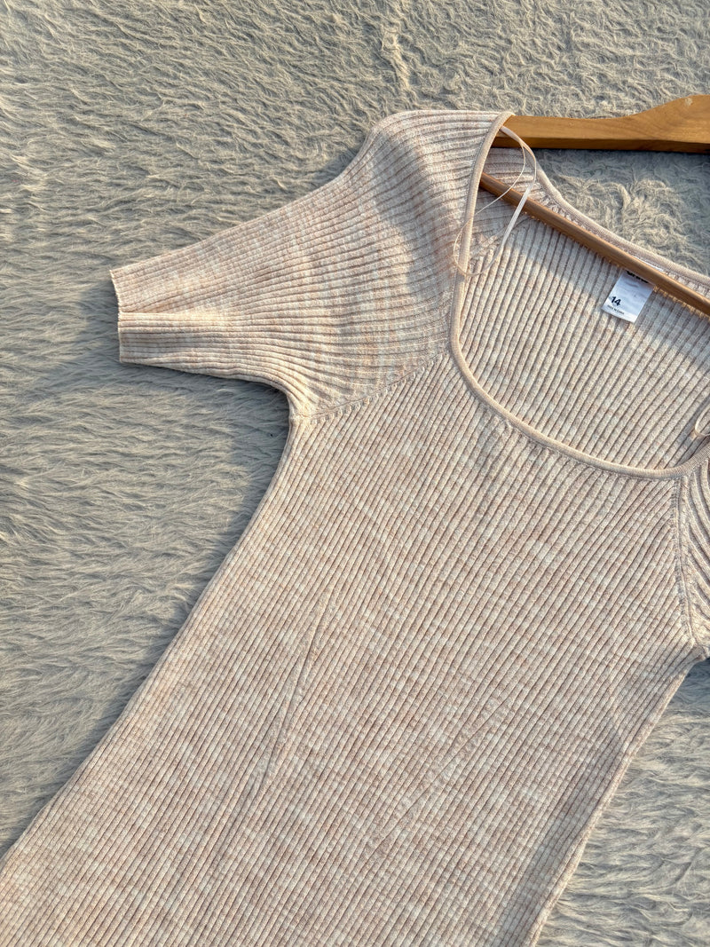 Beige dress S-XL