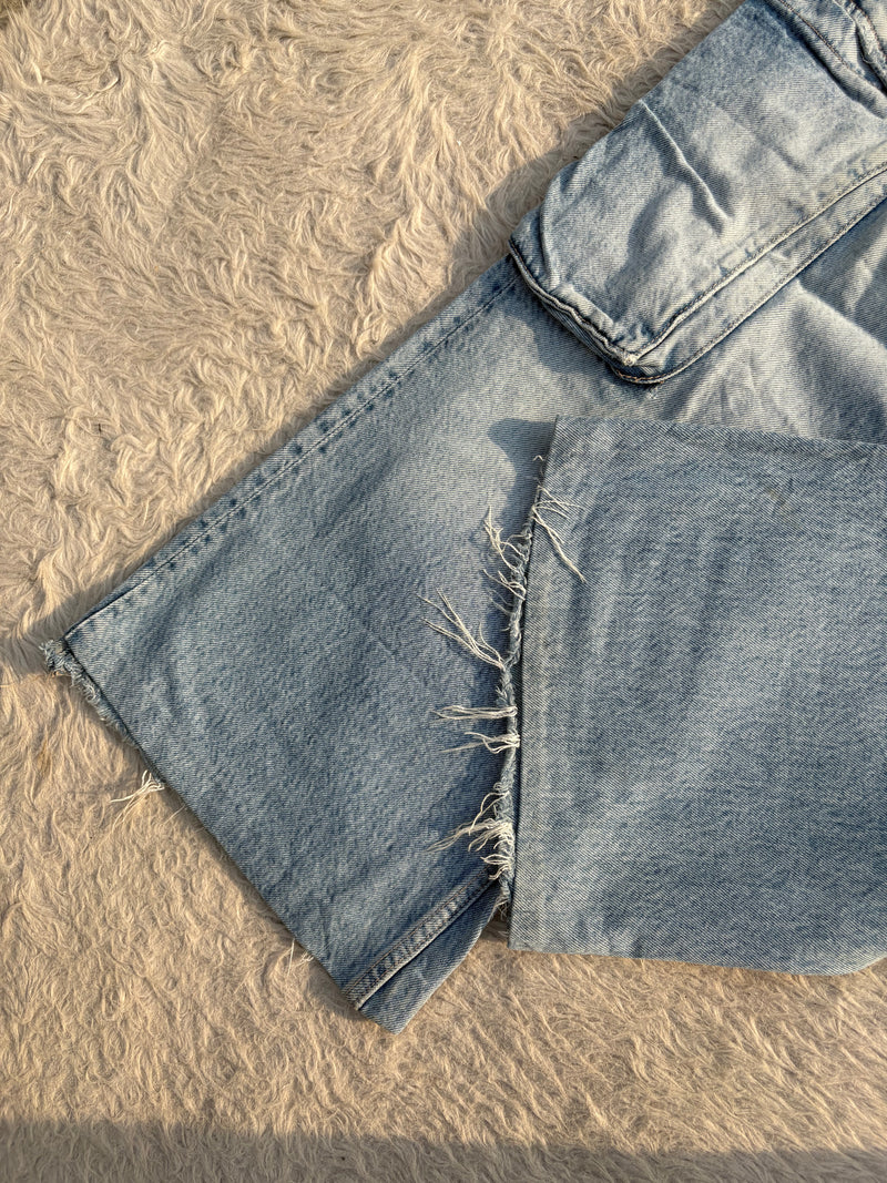 High waisted denim jeans by ZARA 35 W-32