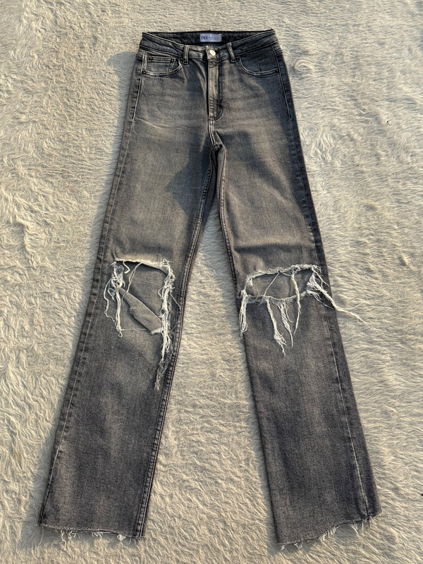High waisted denim jeans by ZARA 22 W-26