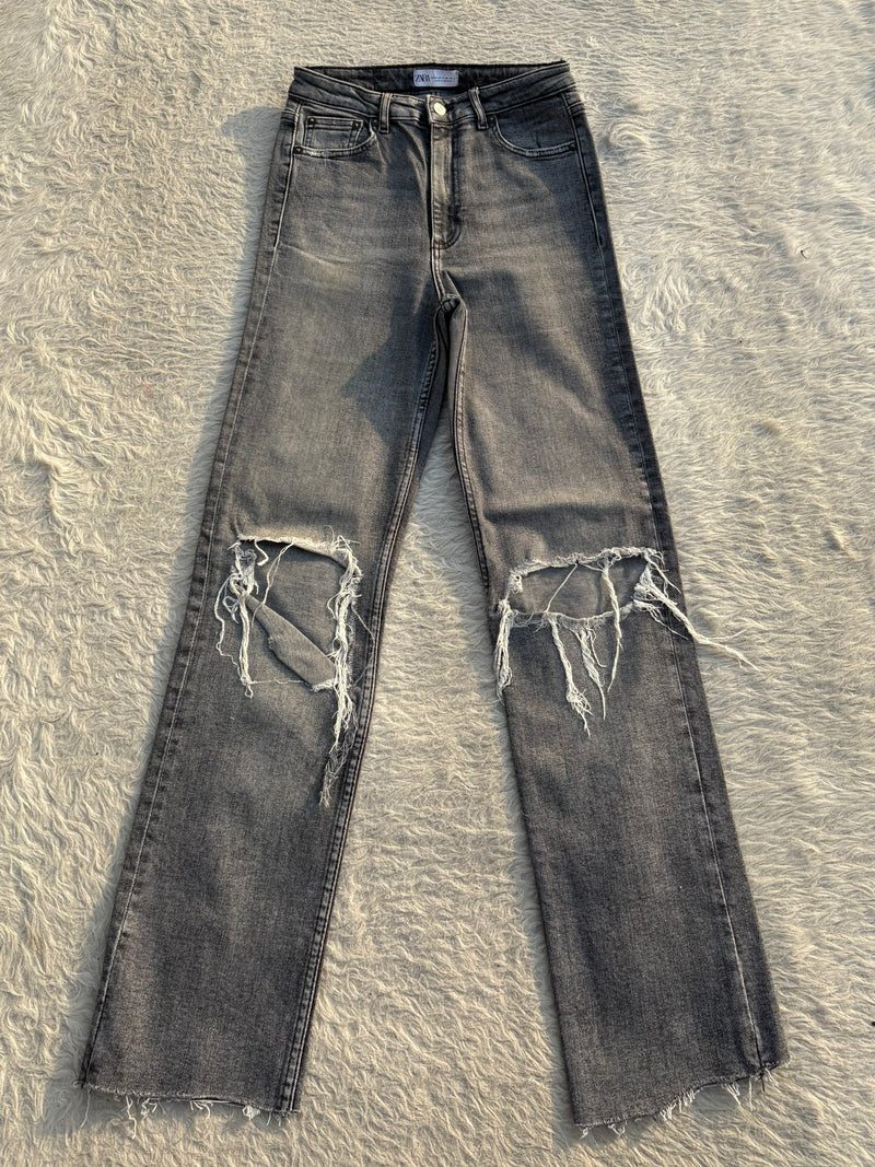 High waisted denim jeans by ZARA 22 W-26