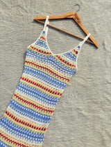 Patterned crochet dress Xs-S