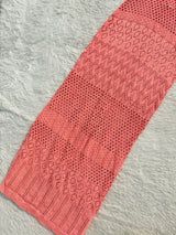 Crochet maxi backless dress Xs-S