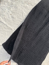 Black crochet dress with Lining S-M