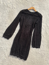 Crochet backless dress Xs-M