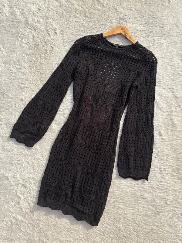 Crochet backless dress Xs-M