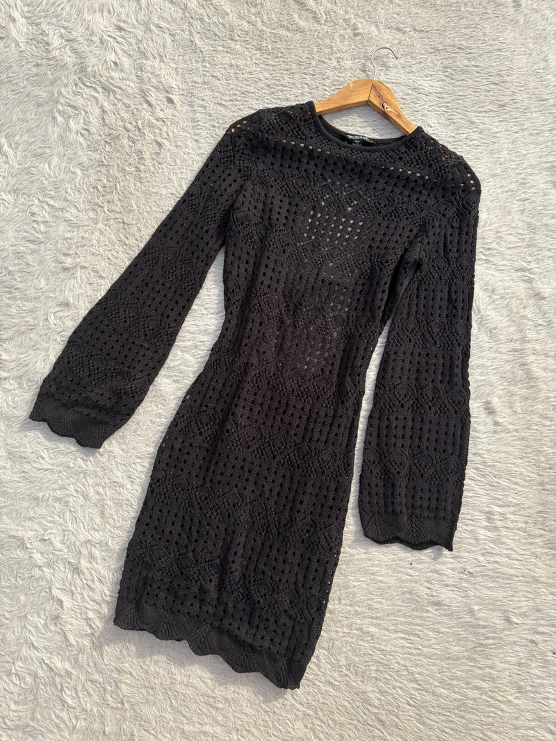 Crochet backless dress Xs-M