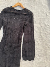 Crochet backless dress Xs-M