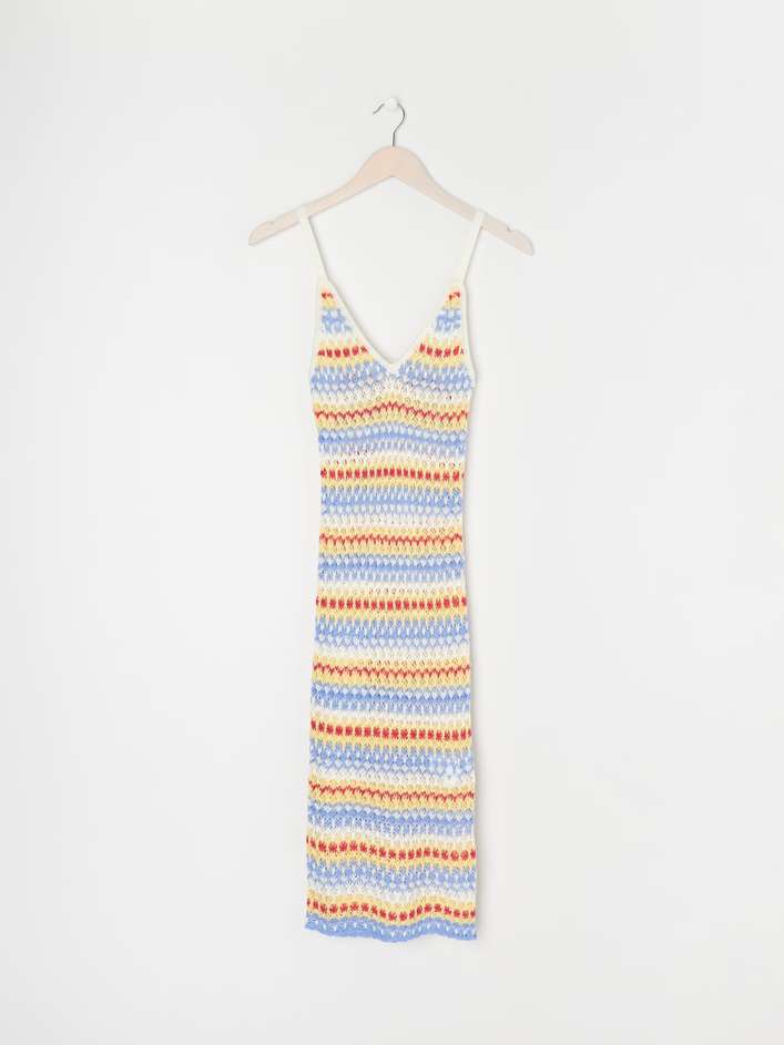 Patterned crochet dress Xs-S