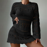 Crochet backless dress Xs-M