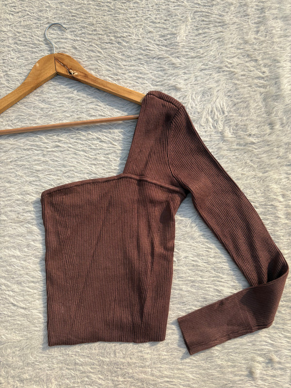 One shoulder top Xs