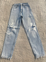 High waisted denim jeans by ZARA 37 W-26