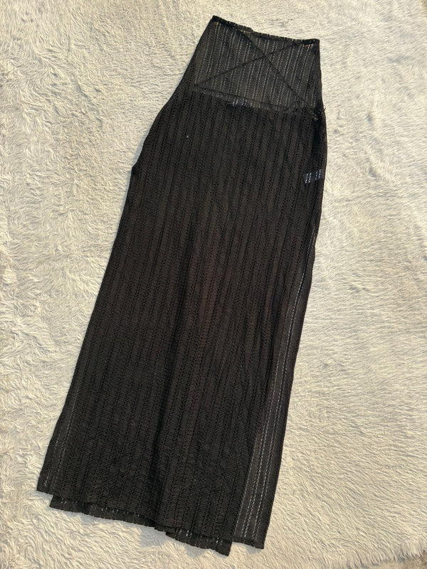 Black maxi cover up L-XL