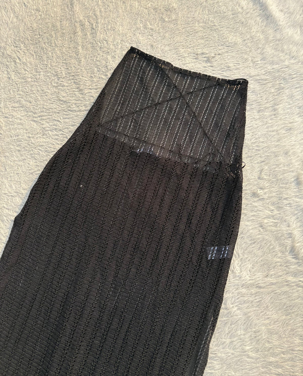 Black maxi cover up L-XL