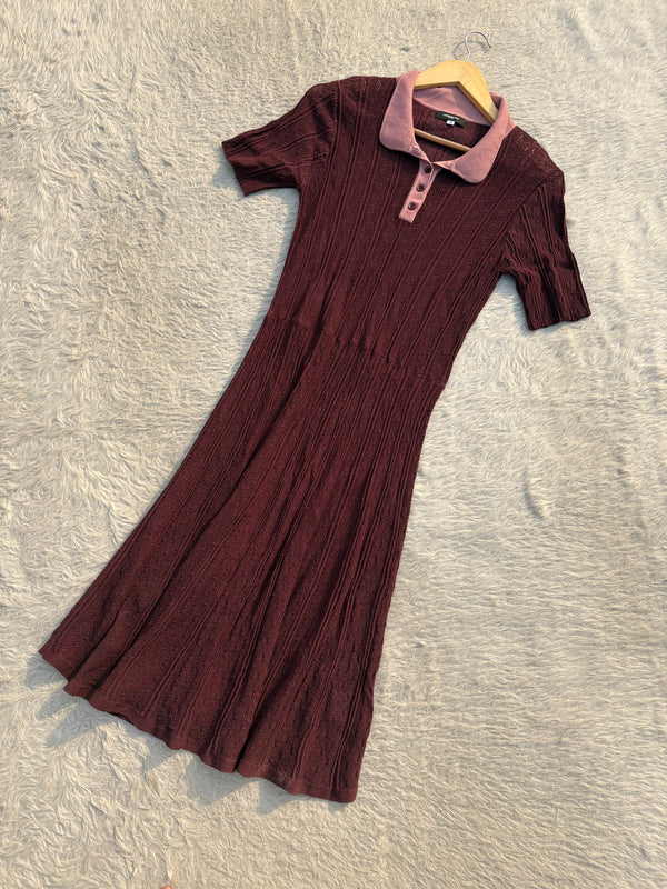 Wine dress S-XL