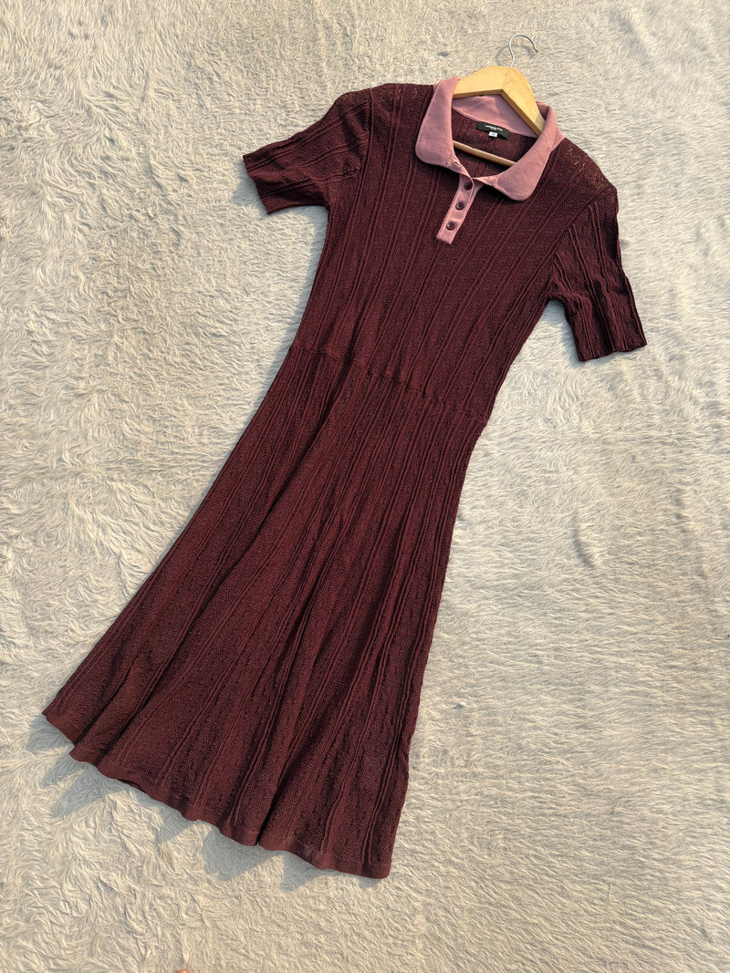 Wine dress S-XL