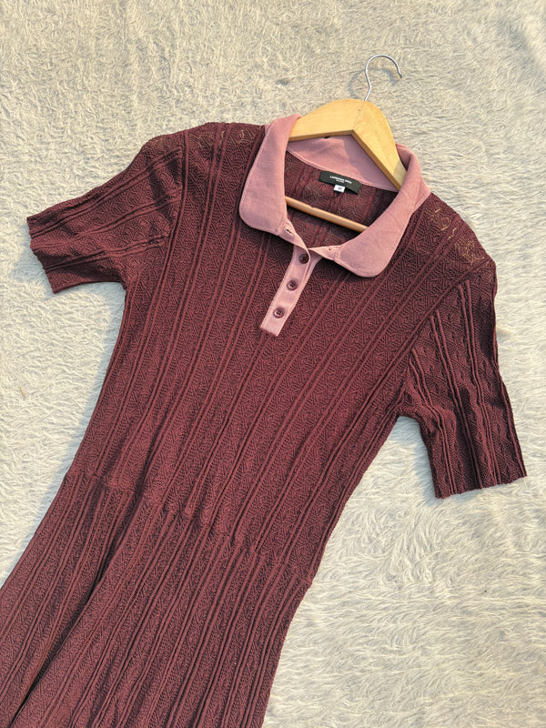 Wine dress S-XL