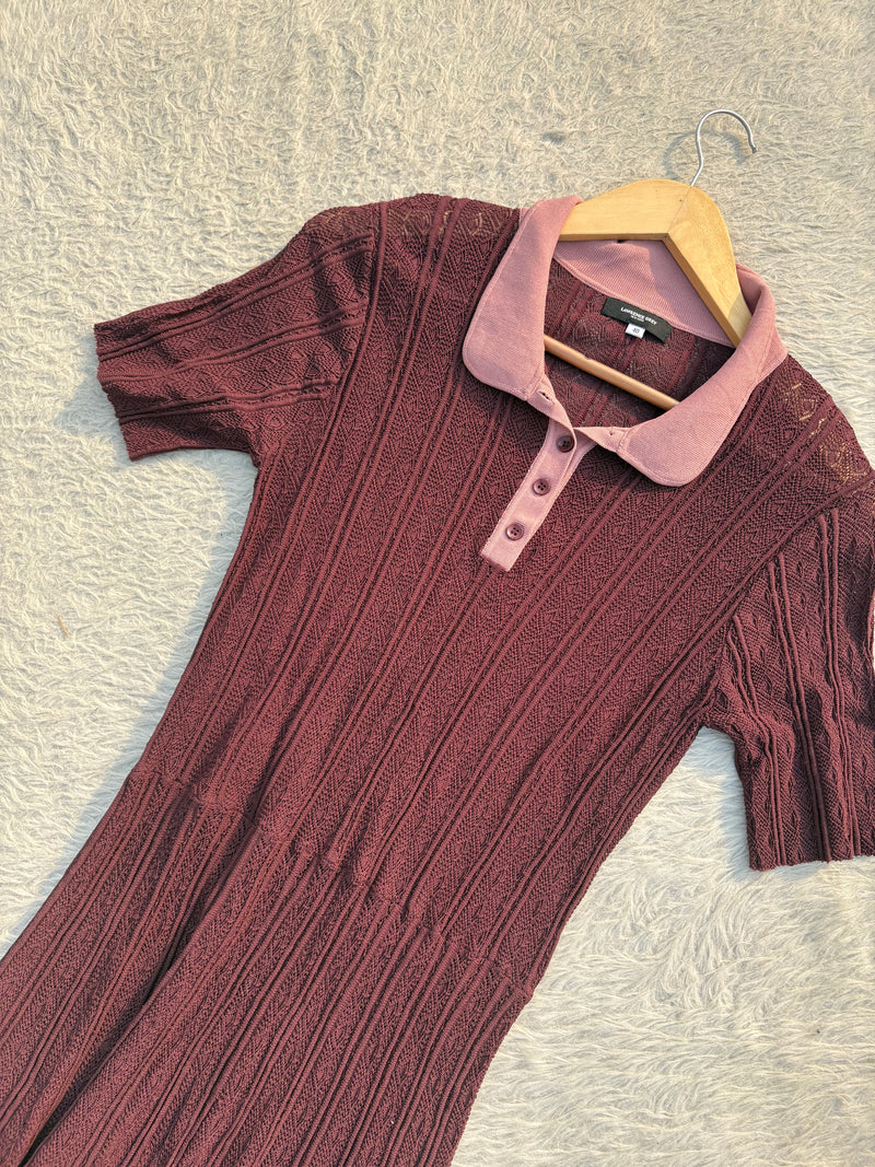 Wine dress S-XL