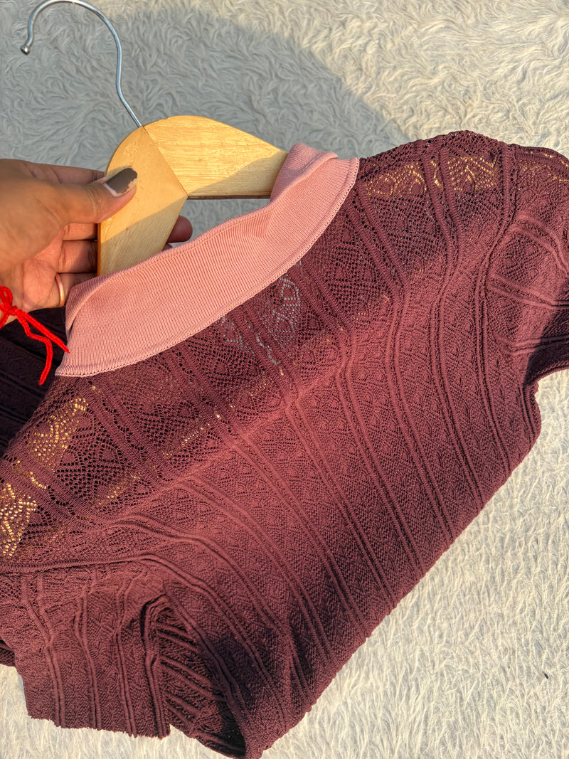 Wine dress S-XL