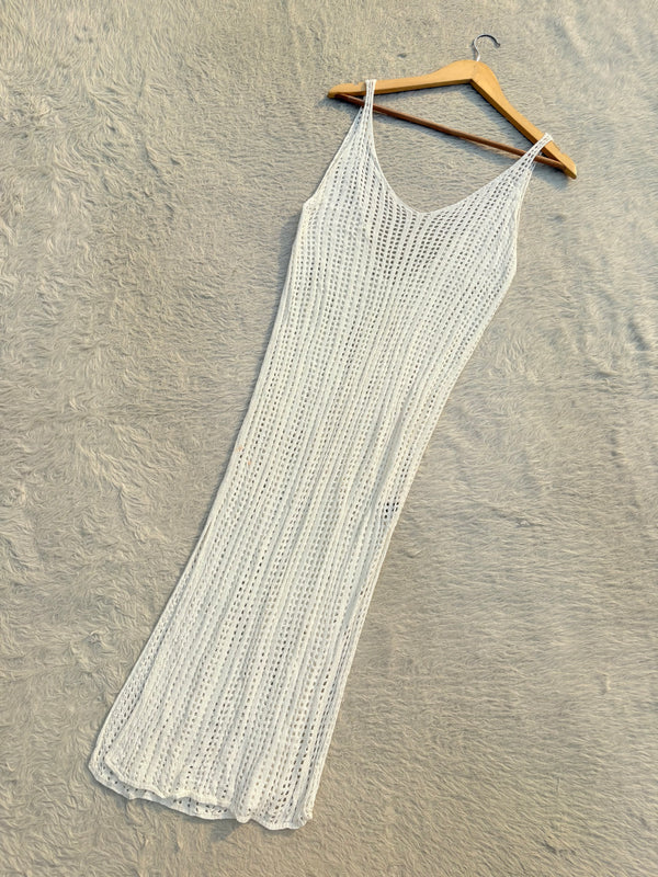 White cover up Dress S-L