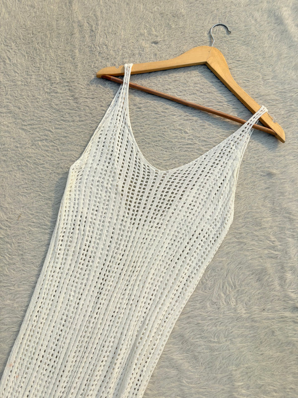 White cover up Dress S-L
