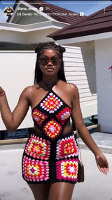 Granny crochet dress Xs-S