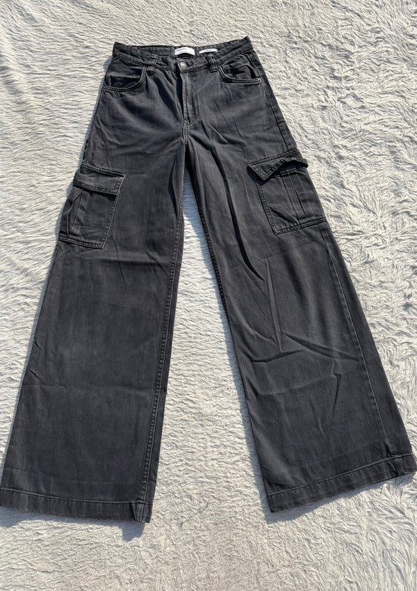 High waisted denim jeans Bershka W-28