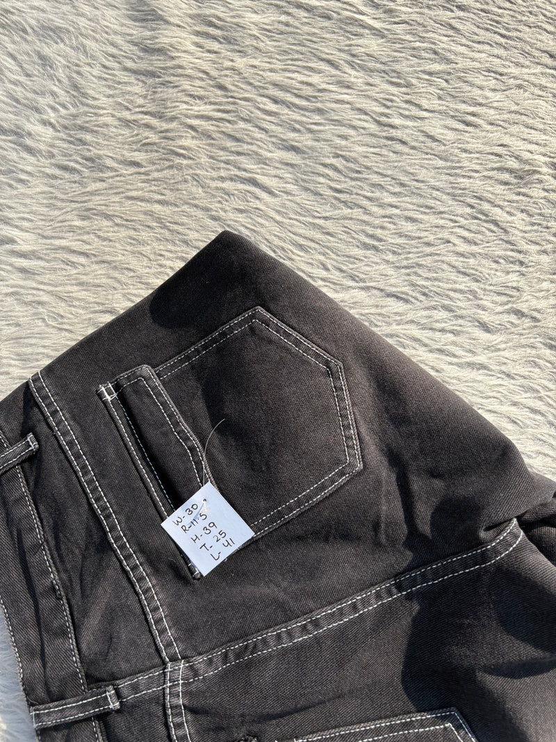 High waisted denim jeans W-30