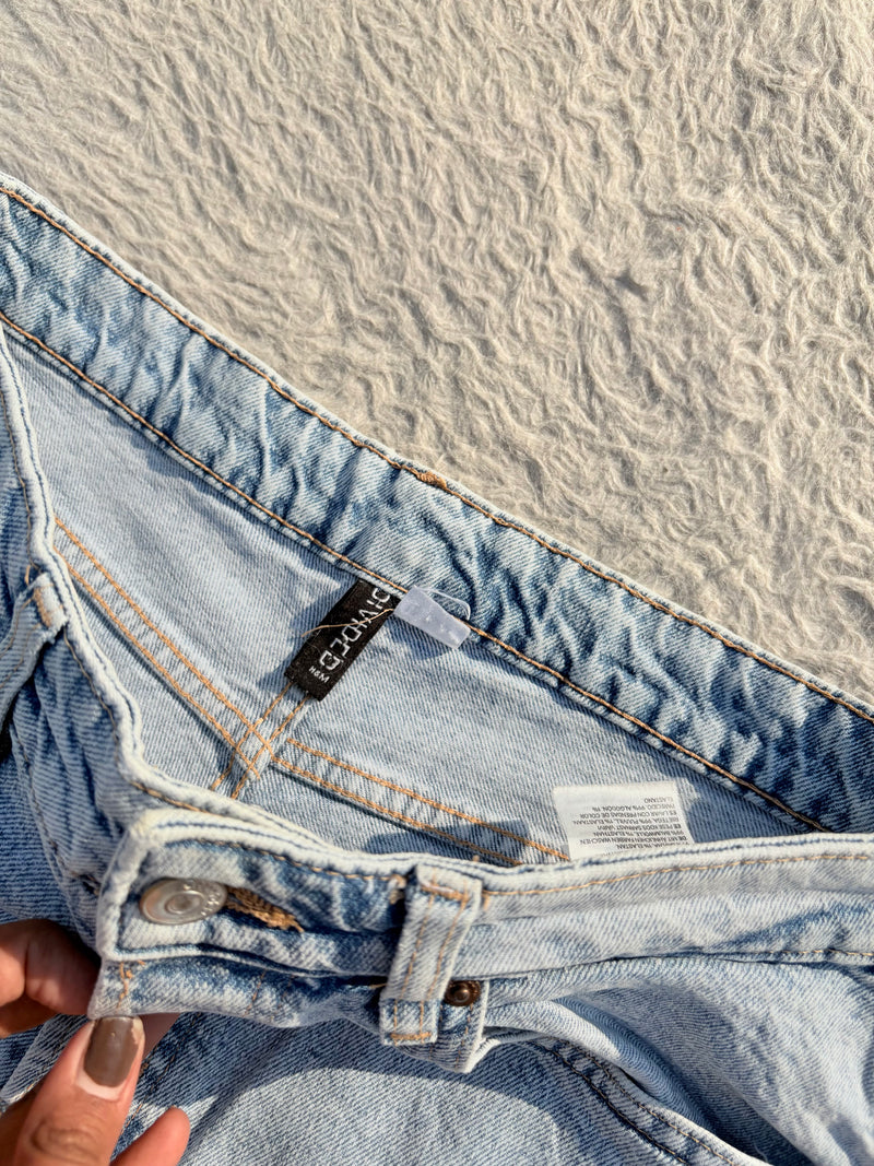 High waisted denim jeans by H&M W-30