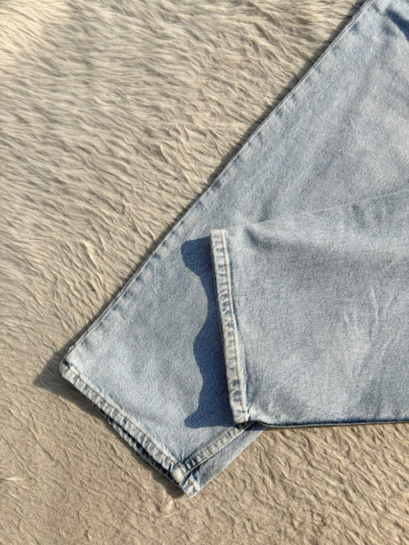 High waisted denim jeans by H&M W-30