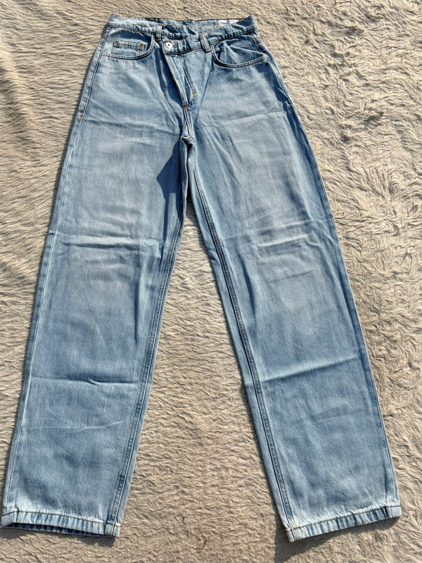 High waisted denim jeans W-30