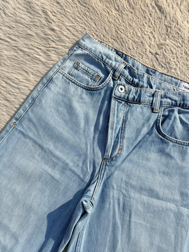 High waisted denim jeans W-30