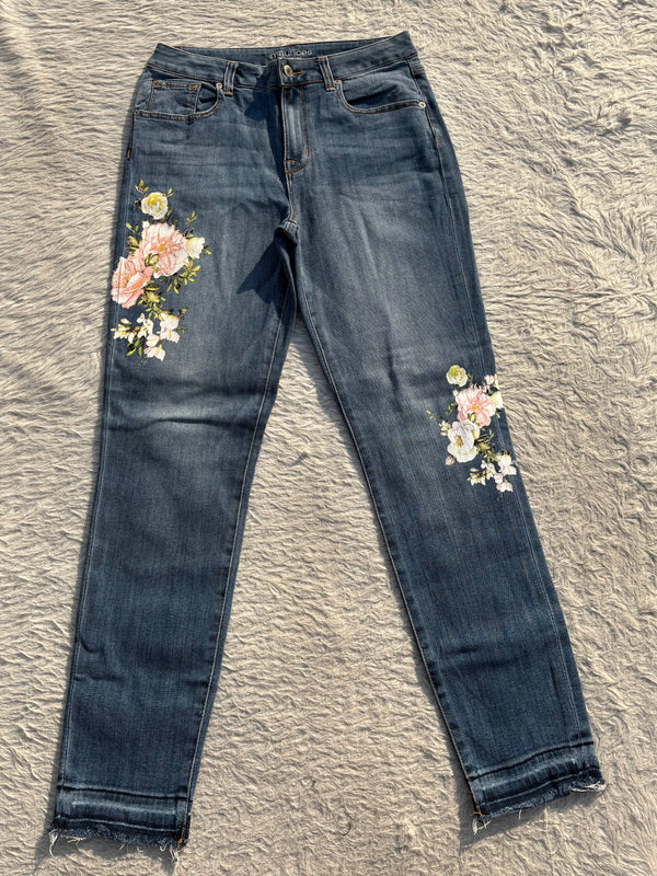High waisted denim jeans W-30/32
