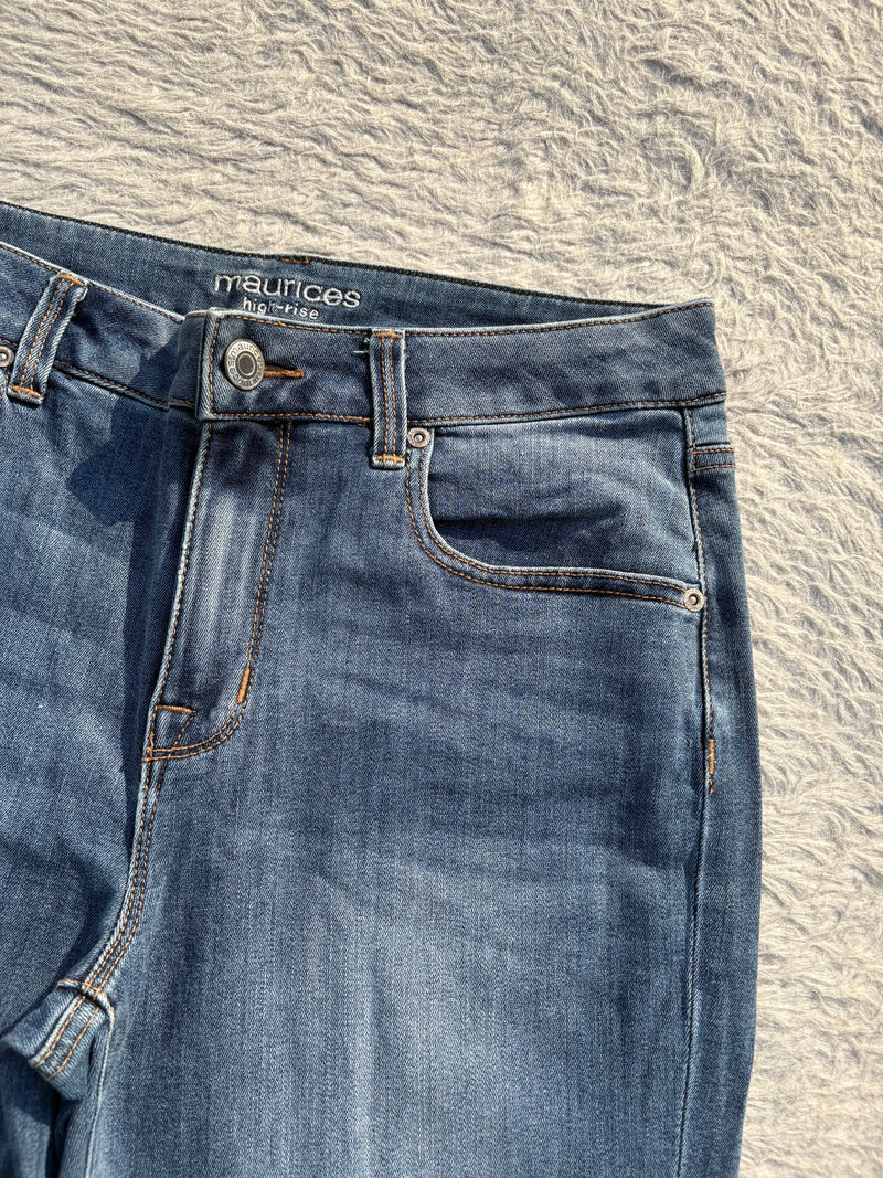 High waisted denim jeans W-30/32